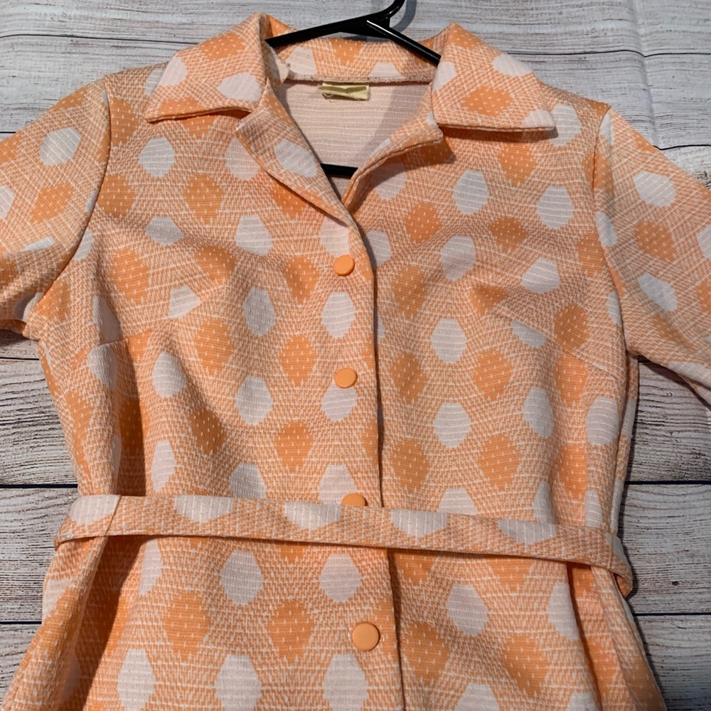 🔥Host pick🔥Vintage coral polka dot dress - Picture 3 of 16